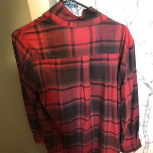 Long flannel top